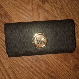 Authentic Michael Kors brown wallet